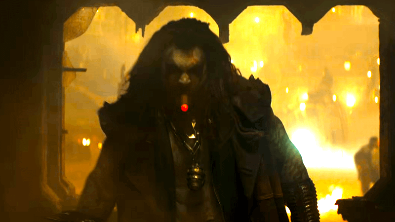 Jason Momoa as Lobo in Supergirl