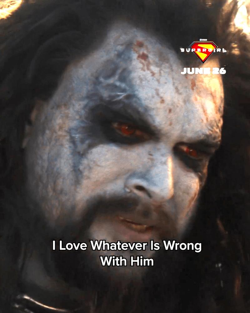Jason Momoa Lobo trailer, Supergirl.