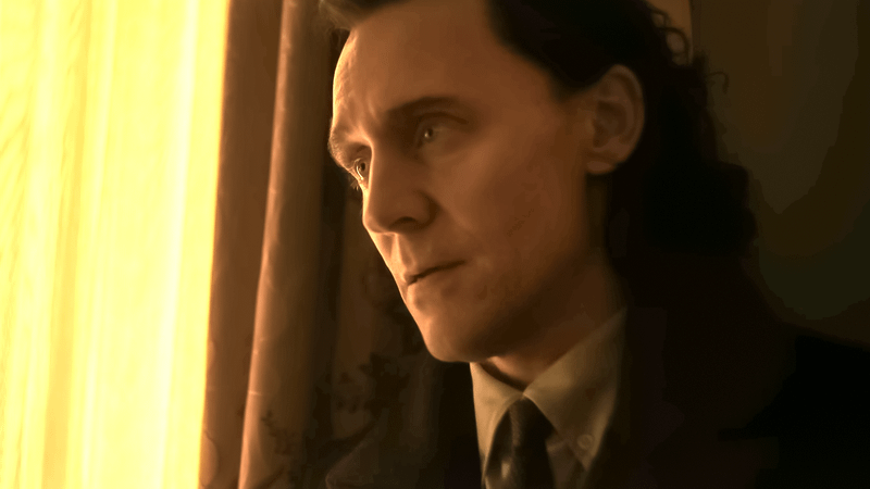 Tom Hiddleston as Loki.