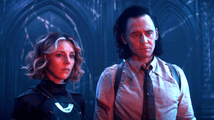 Loki and Sylvie in Loki.