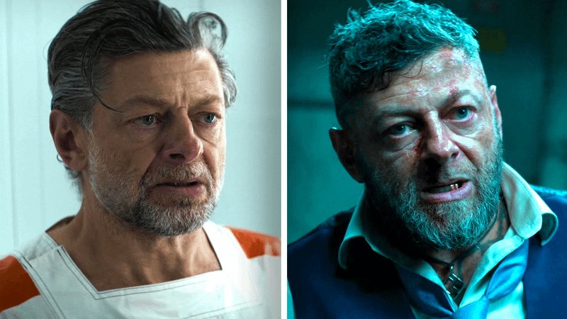 Andy Serkis as Kino Loy and Ulysses Klaue.