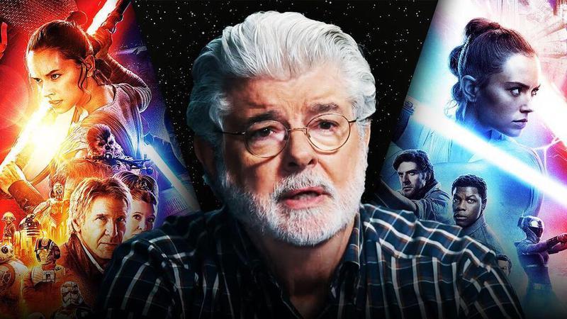 George Lucas and the sequel trilogy characters.
