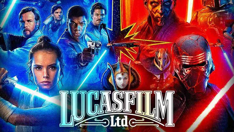 Lυcasfilm logo, Star Wars poster