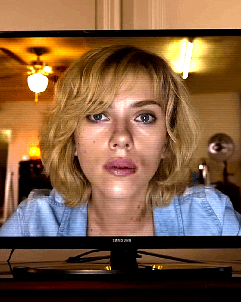 Scarlett Johansson as Lucy.
