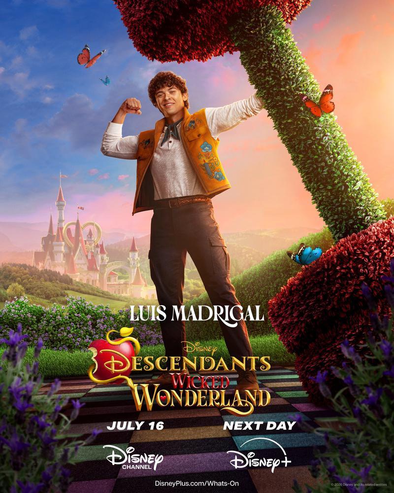 Alexandro Byrd as Luis Madrigal in Descendants: Wicked Wonderland.