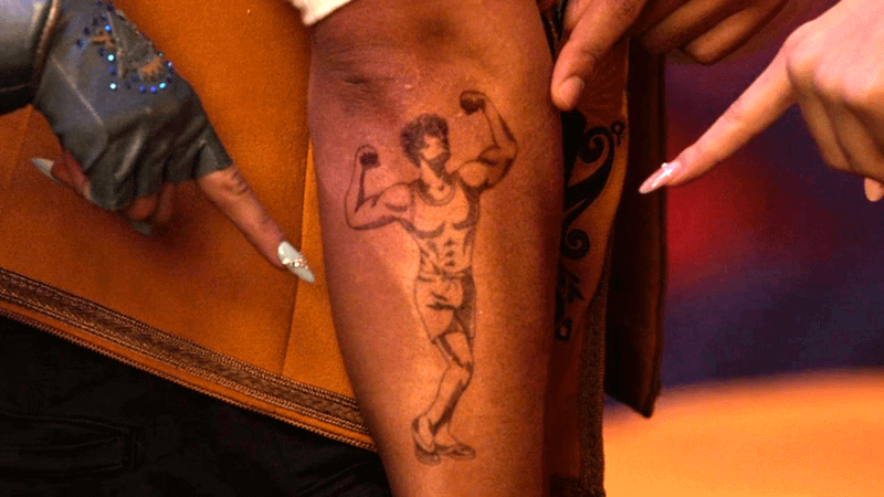 Luis Madrigal's moving tattoo arm.