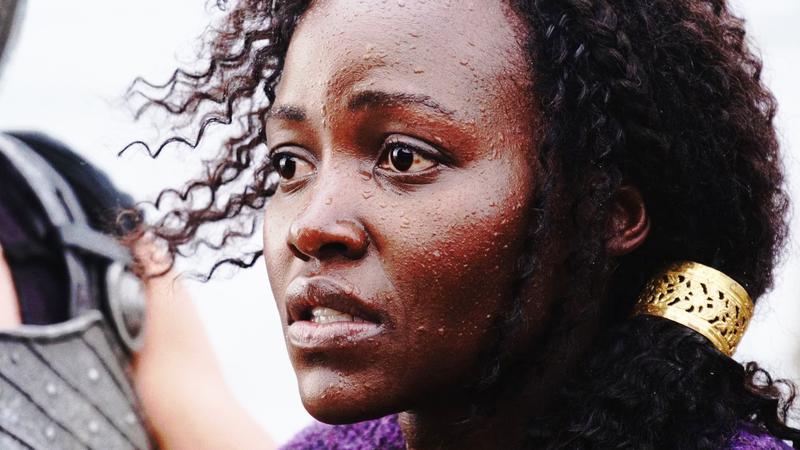 Lupita Nyong'o as Clytemnestra in The Odyssey.