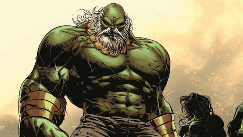 Maestro Hulk standing tall in Marvel Comics.