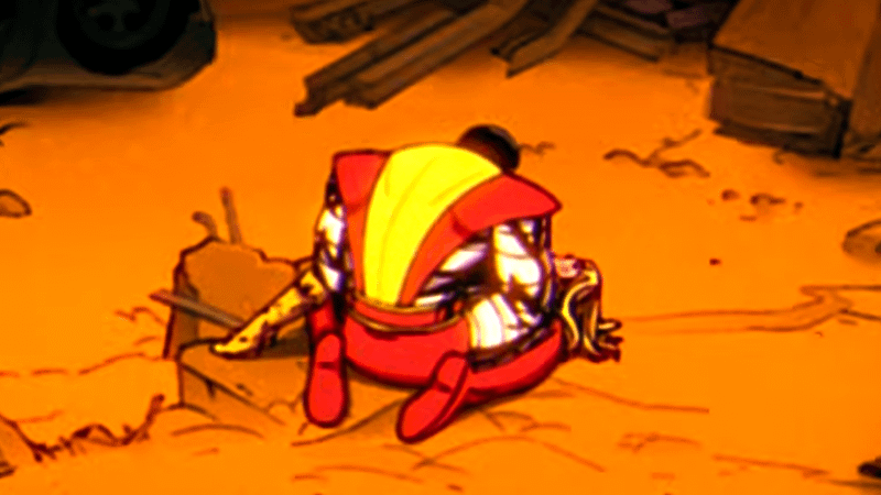 Colossus holding Magik in X-Men '97 Season 2.
