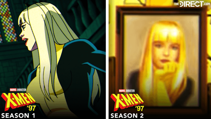 Morph transformed into Magik and Magik's picture.