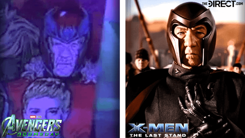 Image comparing McKellen's Magneto from Avengers: Doomsday and X-Men: Last Stand.