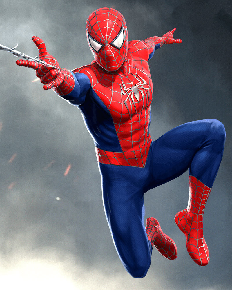 concept art of Tobey Maguire's Spider-Man in 'Spider-Man: No Way Home.'