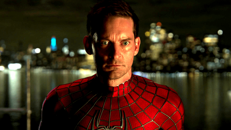 Tobey Maguire Spider-Man in No Way Home.