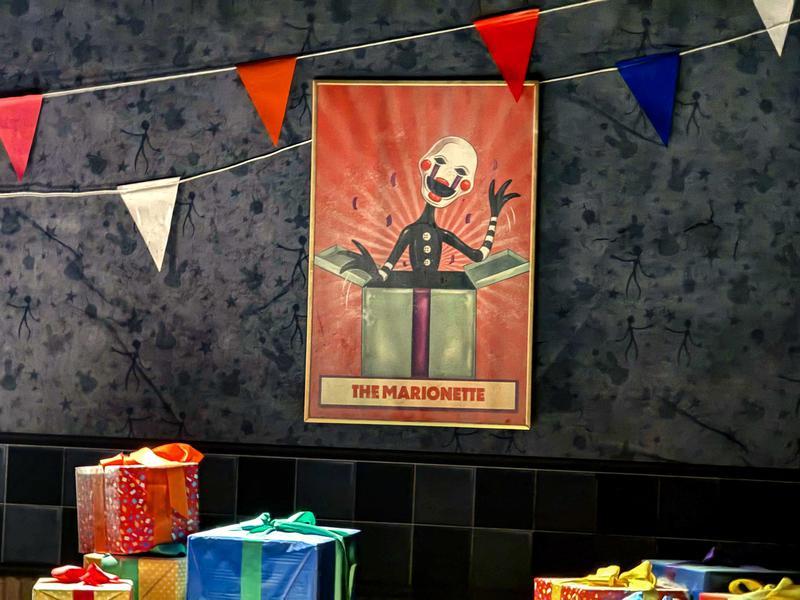 The Marionette artwork for Five Nights at Freddy's 2