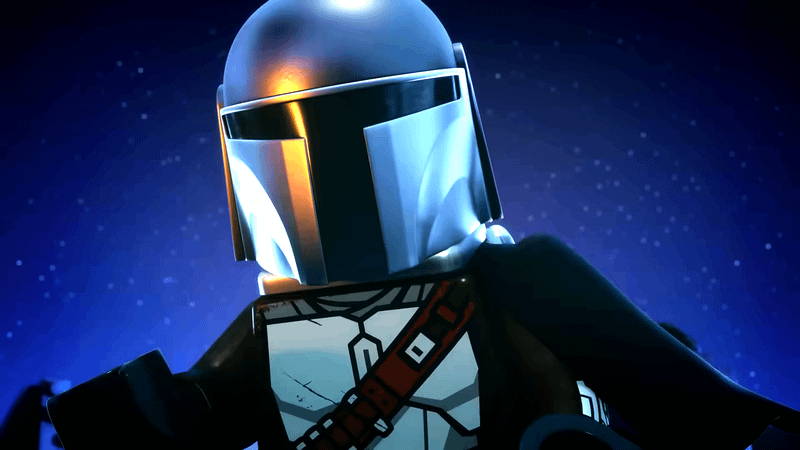 The Mandalorian in LEGO Star Wars Rebuild the Galaxy Pieces of the Past