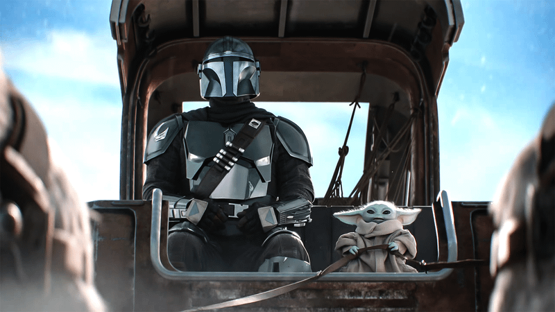 The Mandalorian and Grogu Super Bowl spot.