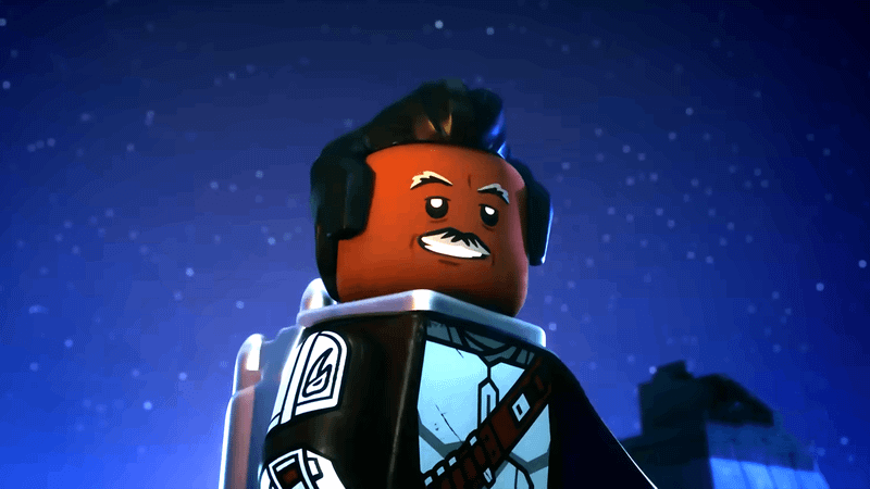 Lando as The Mandalorian in LEGO Star Wars Rebuild the Galaxy Pieces of the Past