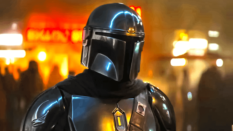 The Mandalorian in 'The Mandalorian & Grogu.'