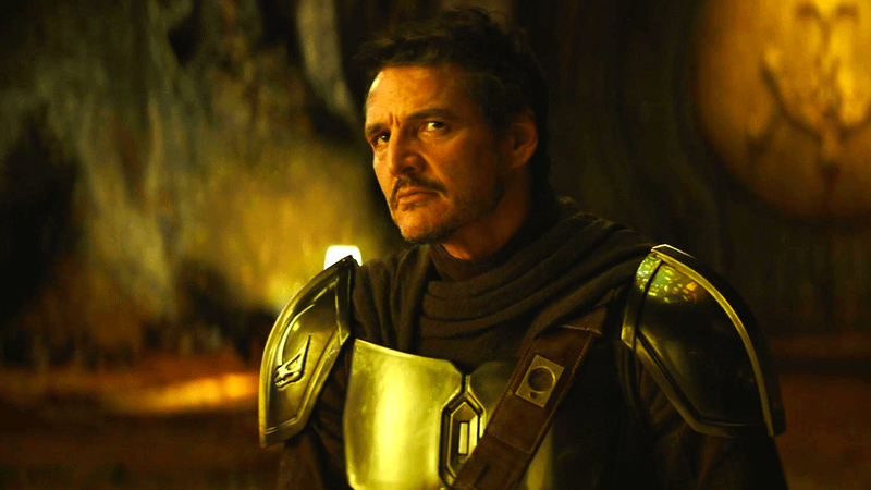 Pedro Pascal in The Mandalorian & Grogu.