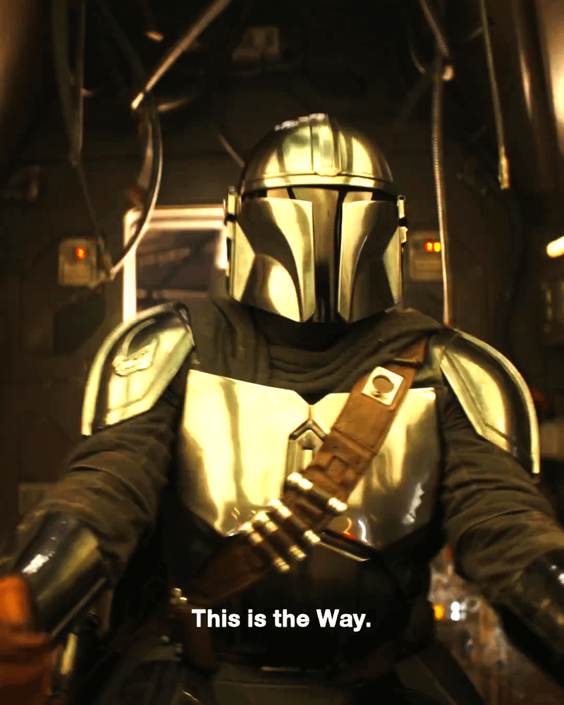 The Mandalorian flies the Razor Crest in The Mandalorian & Grogu.