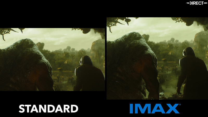 Rotta the Hutt and Din Djarin in 'The Mandalorian and Grogu' in standard and IMAX formats.