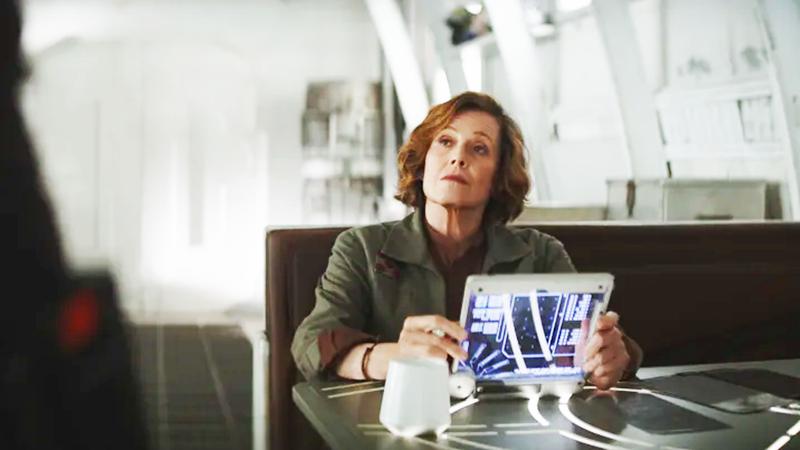 Sigourney Weaver as Ward in The Mandalorian & Grogu.