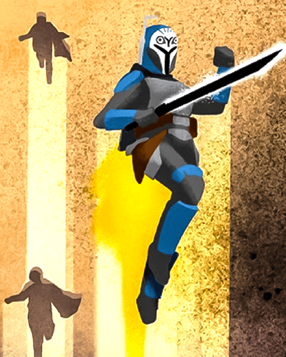 Bo-Katan Kryze on the We Are One book cover.