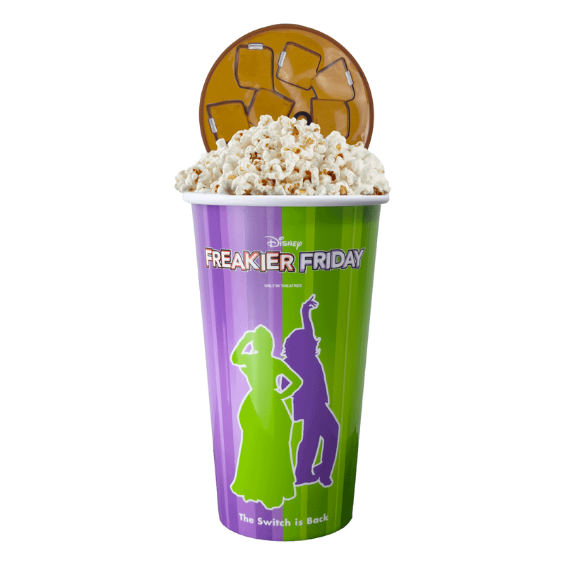 Popcorn cup for Freakier Friday from Marcus Theaters
