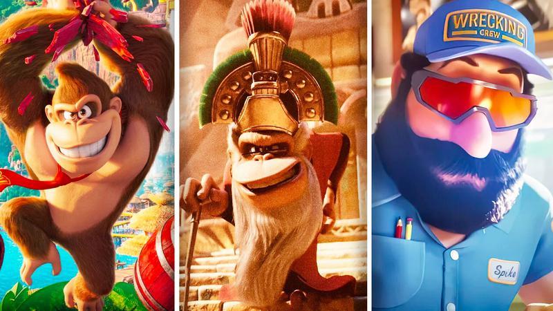 The Super Mario Movie, Donkey Kong, Cranky Kong, Spike