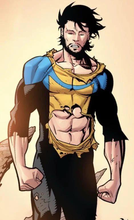 Mark Grayson's bearded look from the comics.