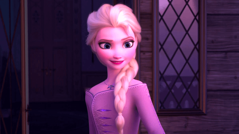 Elsa in Frozen 2.