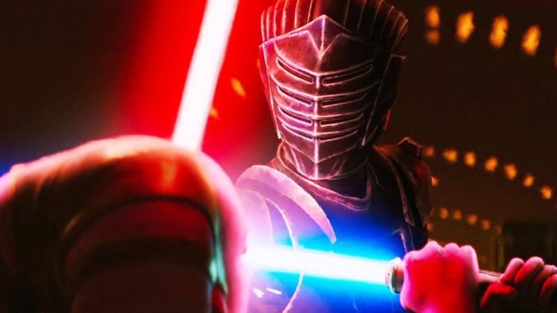 Marrok looks menacing as he engages in a duel.