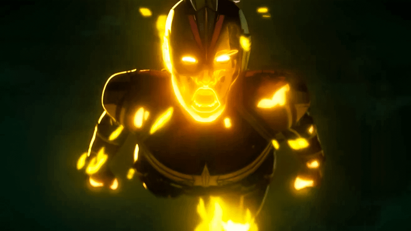 Captain Marvel in Marvel Zombies