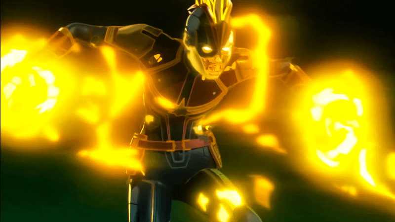 Captain Marvel in Marvel Zombies