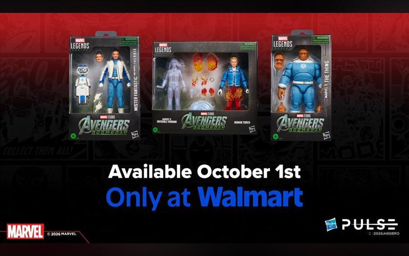 The Fantastic Four's Marvel Legends figures for Avengers: Doomsday.