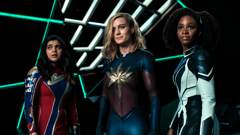 Kamala Khan, Carol Danvers, and Monica Rambeau.