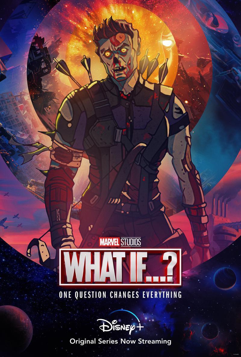 Zombie Hawkeye in What If Poster