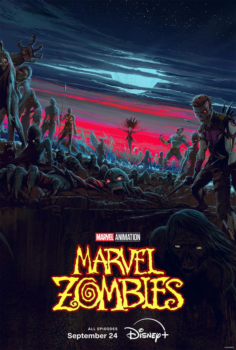 official poster for Marvel Zombies