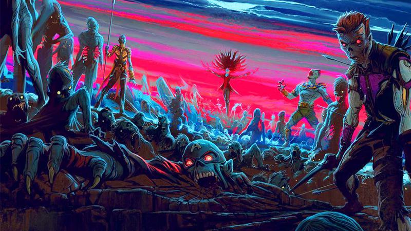 Alternate timeline where Marvel characters are zombies.