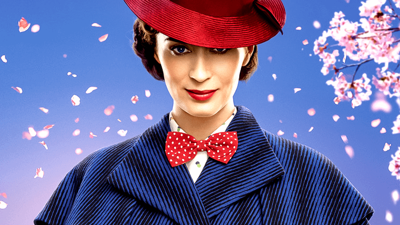 Emily Blunt as Mary Poppins.
