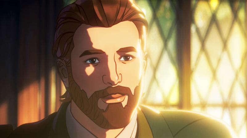 Captain America's face in What If...?