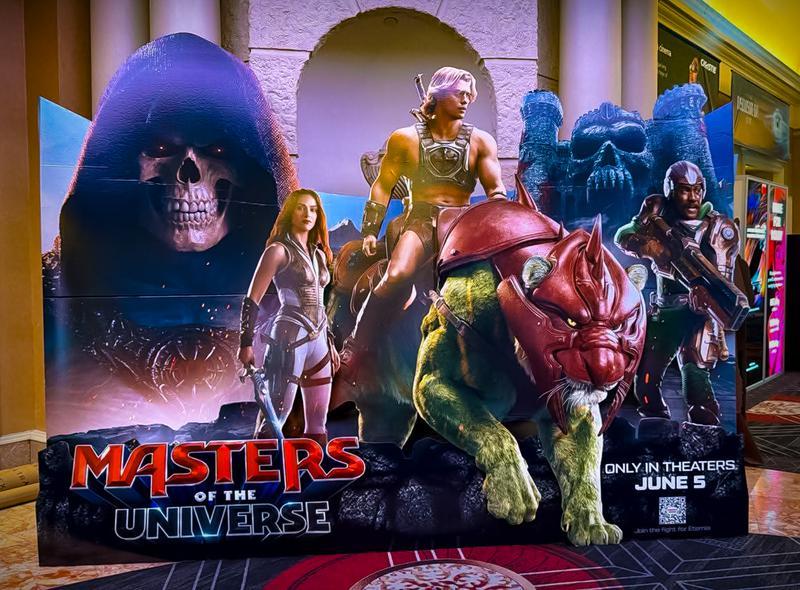 Masters of the Universe Cinemacon poster standee