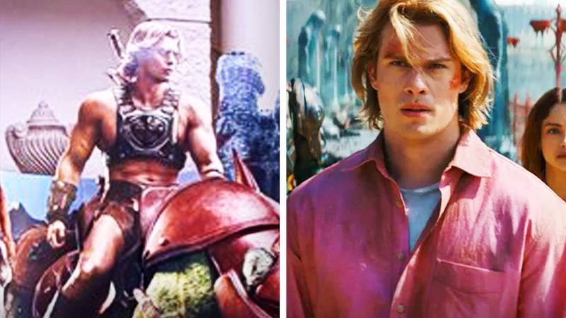 Nicholas Galitzine as He-Man in Masters of the Universe poster and trailer.