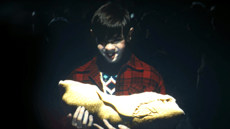 Miles Erkhardt as Matty Clements/Pennywise in IT Welcome to Derry