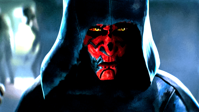 Maul with his hood up in Maul - Shadow Lord.