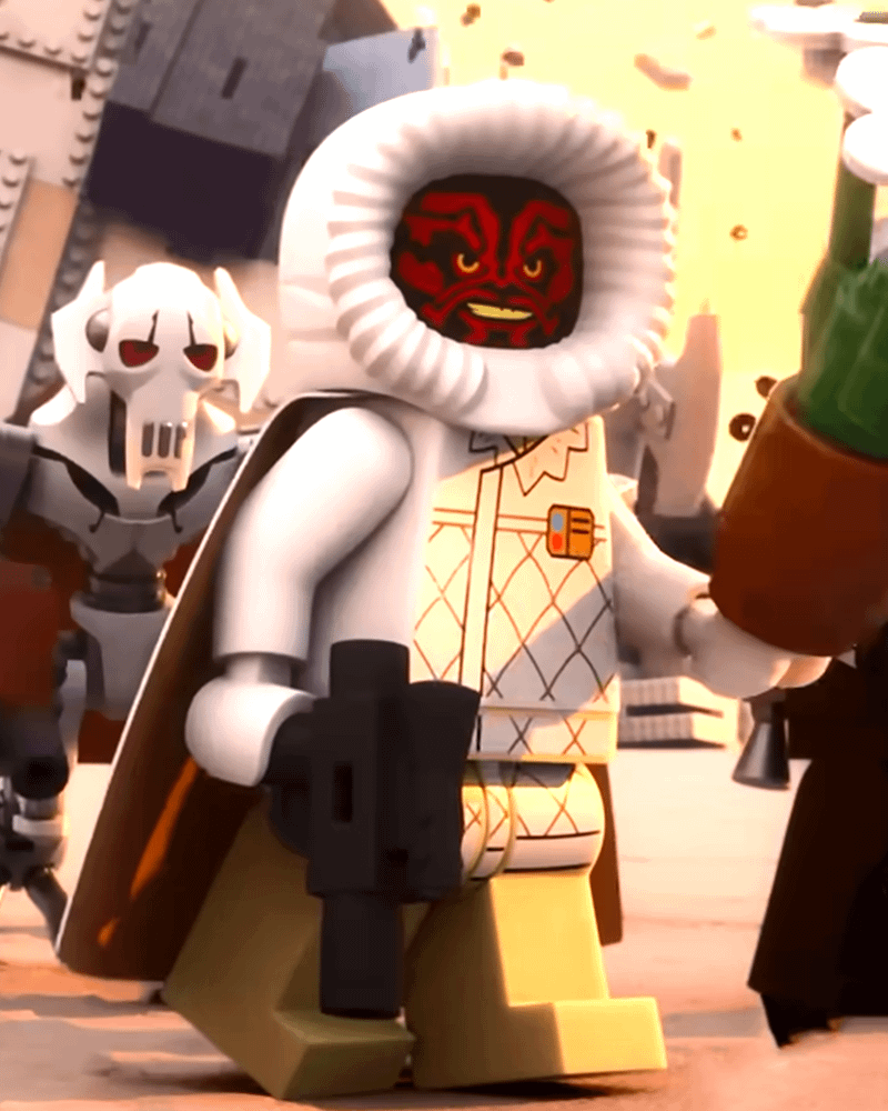 Darth Maul on a sunny planet in LEGO Star Wars
