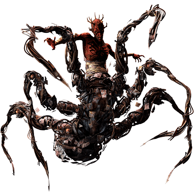 Darth Maul with his spider body in The Clone Wars