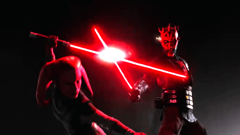 Devon and Maul fight in Maul - Shadow Lord.