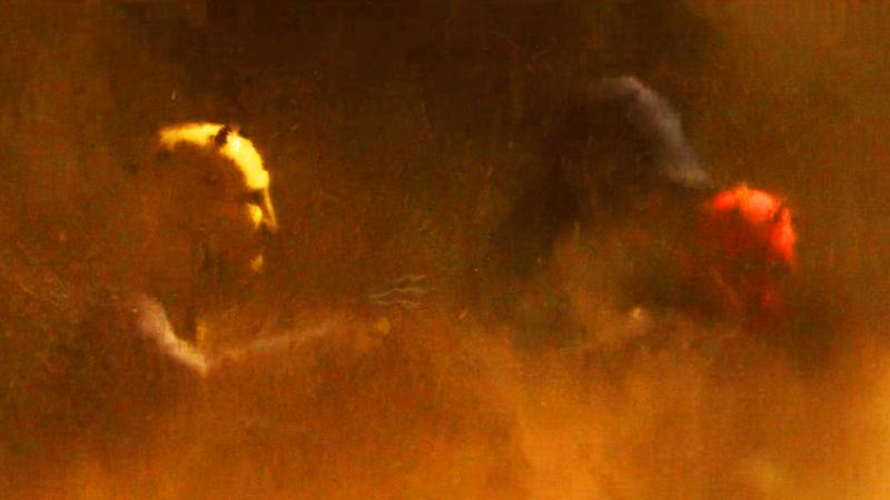 Savage Opress, Maul, and Darth Sidious in Maul's memory.