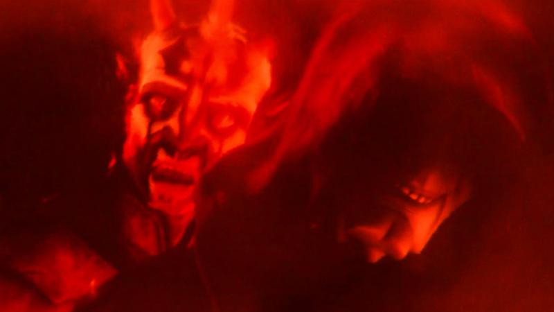 Darth Sidious killing Savage Opress in Maul's memory.